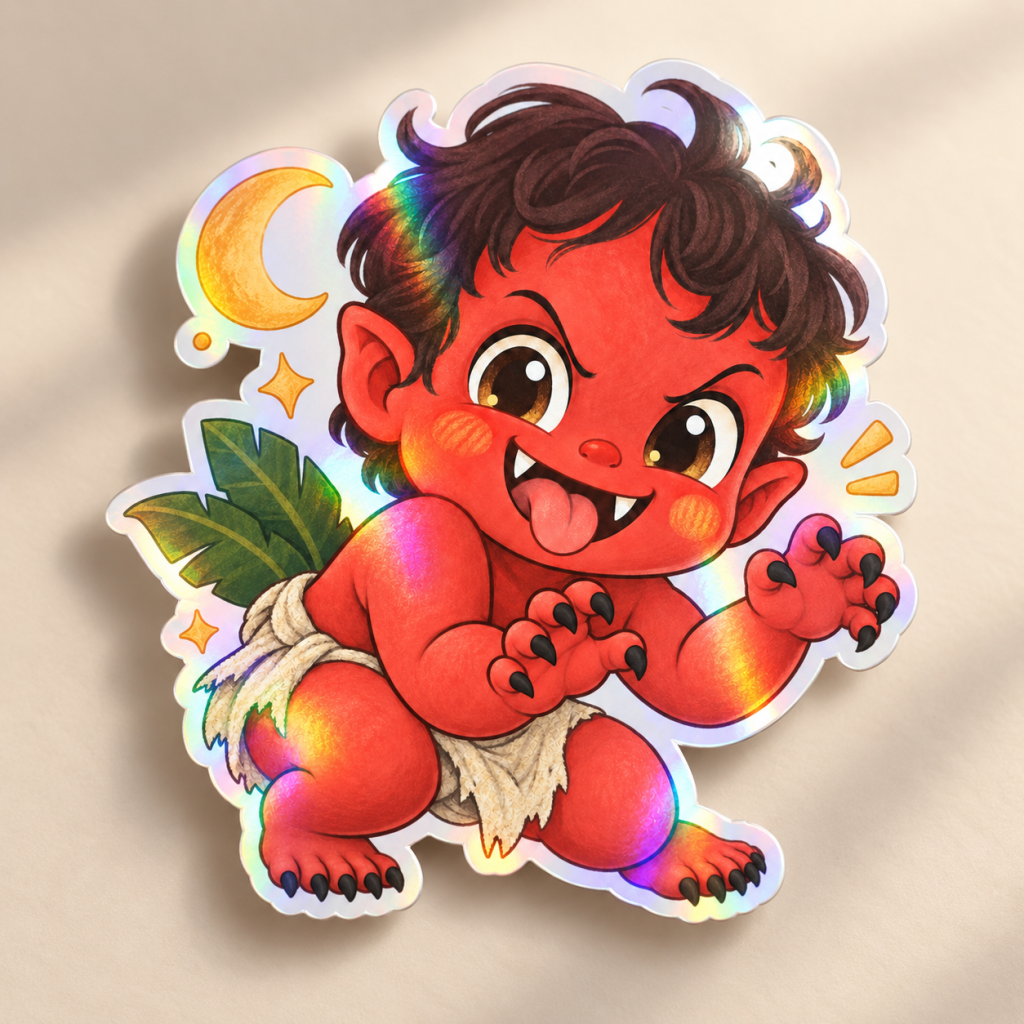 Tiyanak Holographic Sticker